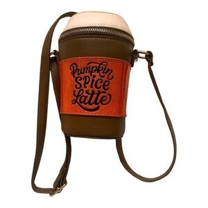 Pumpkin spice latte crossbody bag BRAND NEW mad engine